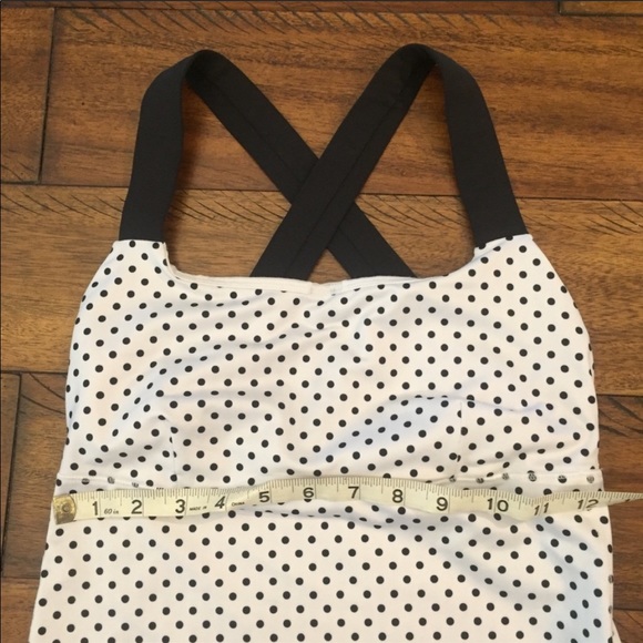 Lululemon black & white polka dot tank - Picture 4 of 4